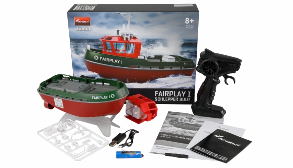 26110 FAIRPLAY I SCHLEPPER BOOT 1:72 RTR GRÜN